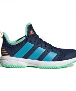 Adidas Stabil Indoorschuhe Kinder Marine - Hellblau