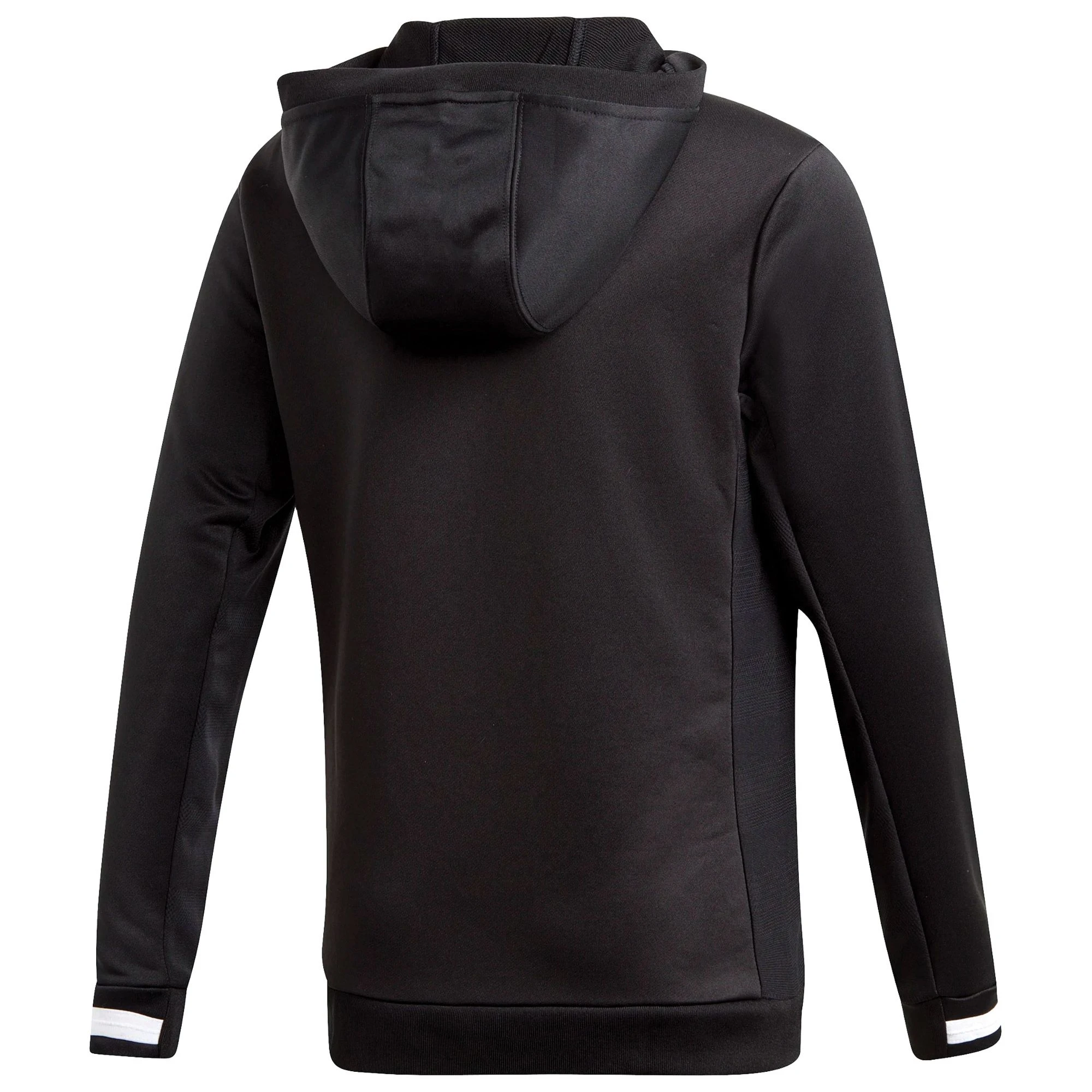 Adidas T19 Kapuzenpullover Kinder Schwarz - Weiß 4 Adidas T19 Kapuzenpullover Kinder Schwarz - Weiß – Bild 2