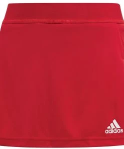 Adidas T19 Skort Mädchen Rot - Weiß