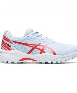 Asics Gel-Field Speed (GS) Hockeyschuh Kinder Hellblau - Rot -Brabo Shop Asics Gel Field Speed GS Hockeyschoenen Junior 3 2209011259 1