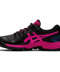 Asics Gel-Peake (GS) Hockeyschuh Kinder Schwarz - Rosa - Blau -Brabo Shop Asics Gel Peake GS Hockeyschoenen Junior 4 2109170947 2