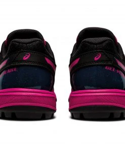 Asics Gel-Peake (GS) Hockeyschuh Kinder Schwarz - Rosa - Blau -Brabo Shop Asics Gel Peake GS Hockeyschoenen Junior 7 2109170947 2