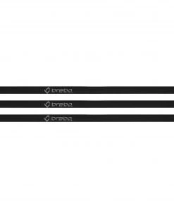 Brabo 3-pack Haargummis (10mm) Schwarz