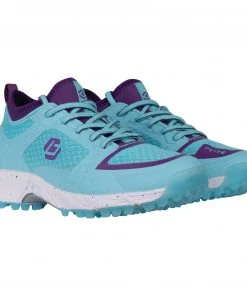 Brabo Elite Hockeyschuhe Kinder Mint Grün - Violett