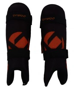 Brabo F3 Shinguard Mesh LW Junior Schwarz - Orange