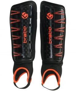 Brabo F4 Schienbeinschoner Kinder Schwarz - Orange