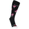 Brabo Flamingo Hockeysocken Schwarz - Rosa - Weiß -Brabo Shop Brabo Flamingo Hockeysokken 2