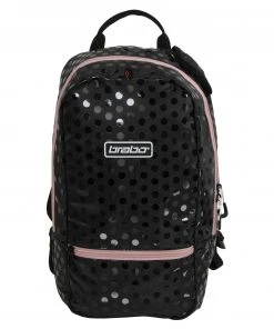 Brabo Fun Polka Hockey Rucksack Kinder Schwarz - Rosa