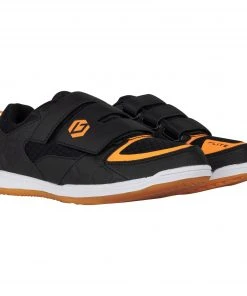 Brabo Indoor Hockeyschuhe Kinder Schwarz - Orange