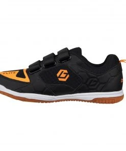 Brabo Indoor Hockeyschuhe Kinder Schwarz - Orange -Brabo Shop Brabo Indoor Hockeyschoen Junior 4 2208040851