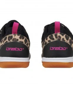 Brabo Indoor Hockeyschuhe Kinder Braun - Schwarz - Rosa -Brabo Shop Brabo Indoor Hockeyschoen Junior 7 2208040851 1