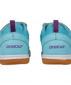 Brabo Indoor Hockeyschuhe Kinder Mint Grün - Violett 15 Brabo Indoor Hockeyschuhe Kinder Mint Grün - Violett -Brabo Shop Brabo Indoor Hockeyschoen Junior 7 2208040851 2