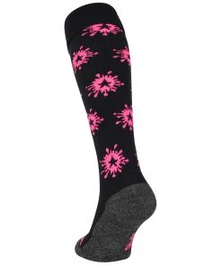 Brabo Splash Hockeysocken Kinder Schwarz - Rosa -Brabo Shop Brabo Splash Hockeysokken Junior 2 2