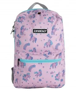 Brabo Storm Unicorn Hockey Rucksack Kinder Rosa - Blau