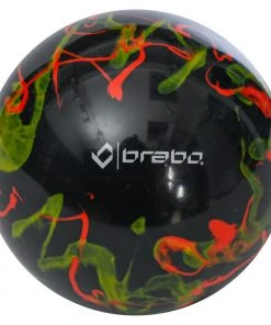 Brabo Swirl Hockeyball Schwarz - Grün - Rot