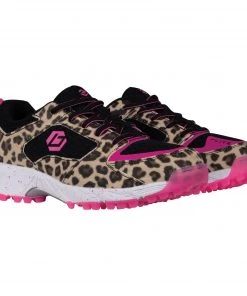 Brabo Tribute Hockeyschuhe Kinder Braun - Schwarz - Rosa