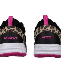 Brabo Tribute Indoor Hockeyschuhe Kinder Braun - Schwarz - Rosa -Brabo Shop Brabo Tribute Indoor Hockeyschoen Junior 7 2208040850 1