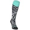 Brabo Zebra Hockeysocken Kinder Schwarz - Weiß - Mint Grün -Brabo Shop Brabo Zebra Hockeysokken Junior 2108241745