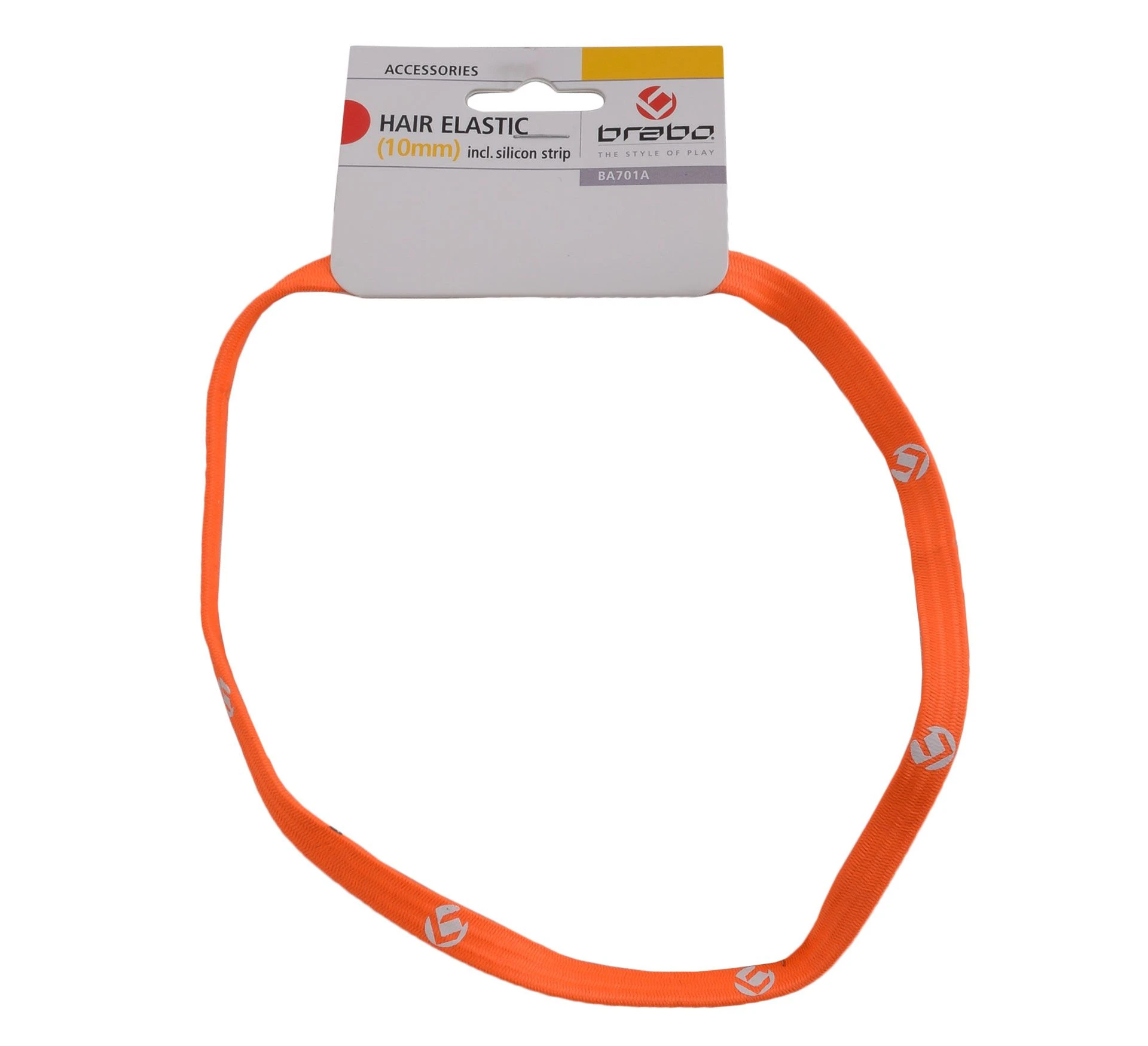 Brabo Haarelastiek (10mm) Orange 3 Brabo Haarelastiek (10mm) Orange