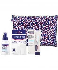 Hansaplast 'Für Unterwegs' Wundversorgungsset Weiß - Blau - Rot