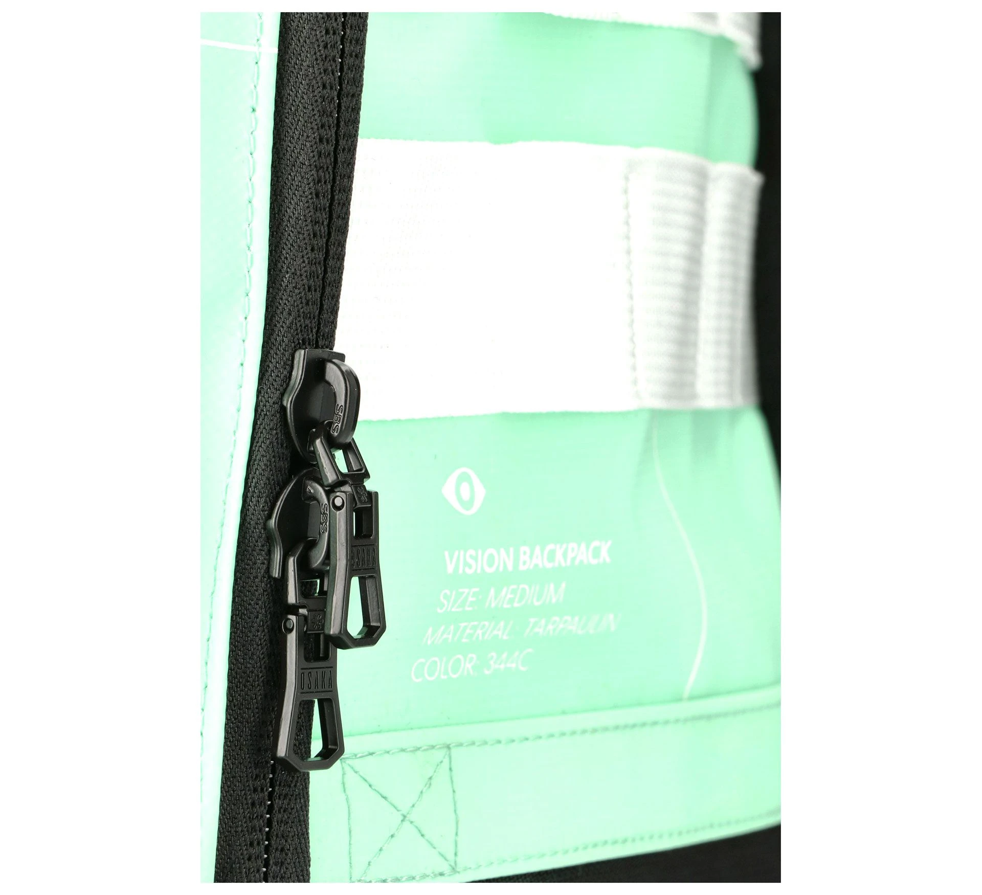 Osaka Pro Tour Medium Rucksack Mint Grün - Schwarz - Weiß 5 Osaka Pro Tour Medium Rucksack Mint Grün - Schwarz - Weiß – Bild 3