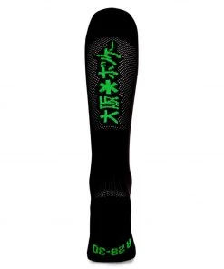 Osaka Sox Hockey Socken Schwarz - Grün -Brabo Shop Osaka Sox Hockey Sokken 4 5