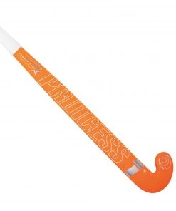 Princess Premium Indoor Hockeyschläger Kinder Orange - Silber - Weiß