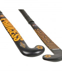 Princess Woodcore Hockeyschläger Junior Schwarz - Orange