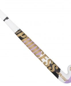 Princess Woodcore Hockeyschläger Kinder Weiß - Gold - Schwarz - Violett