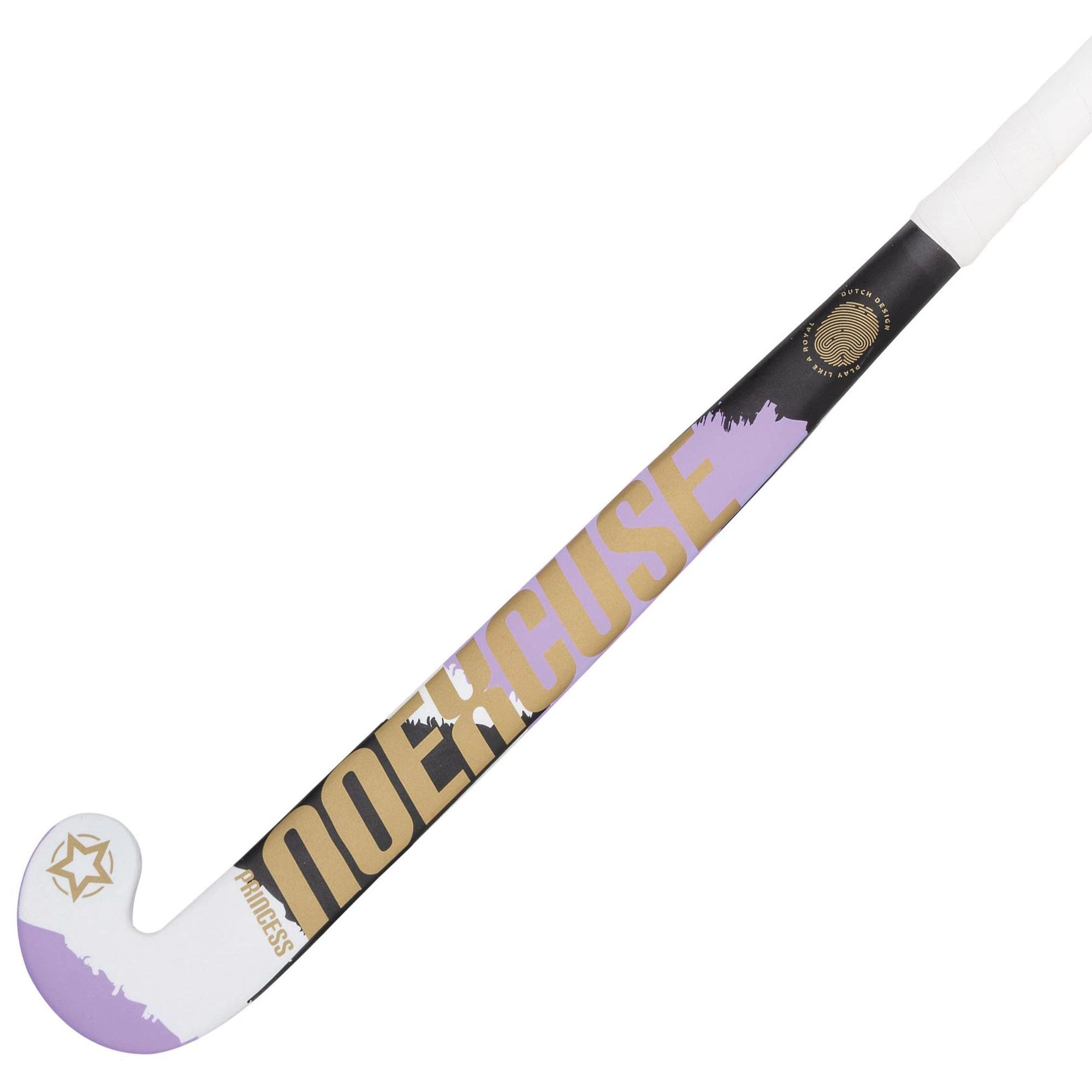 Princess Woodcore Hockeyschläger Kinder Weiß - Gold - Schwarz - Violett 4 Princess Woodcore Hockeyschläger Kinder Weiß - Gold - Schwarz - Violett – Bild 2