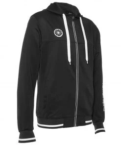 The Indian Maharadja Tech Hooded Trainingsjacke Kinder Schwarz - Weiß -Brabo Shop The Indian Maharadja Tech Hooded Trainingsjack Junior 3 4